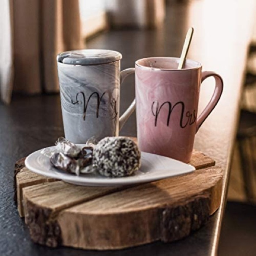 Mr. and Mrs. Coffee Mug Set - Picture 3 of 7